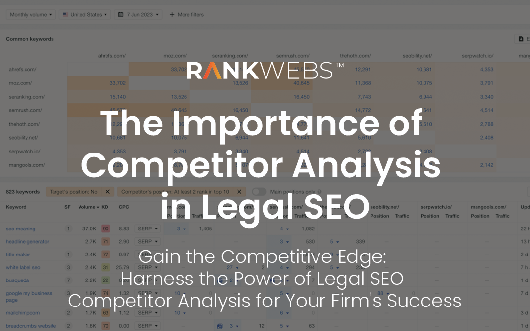 The Importance of Competitor Analysis in Legal SEO