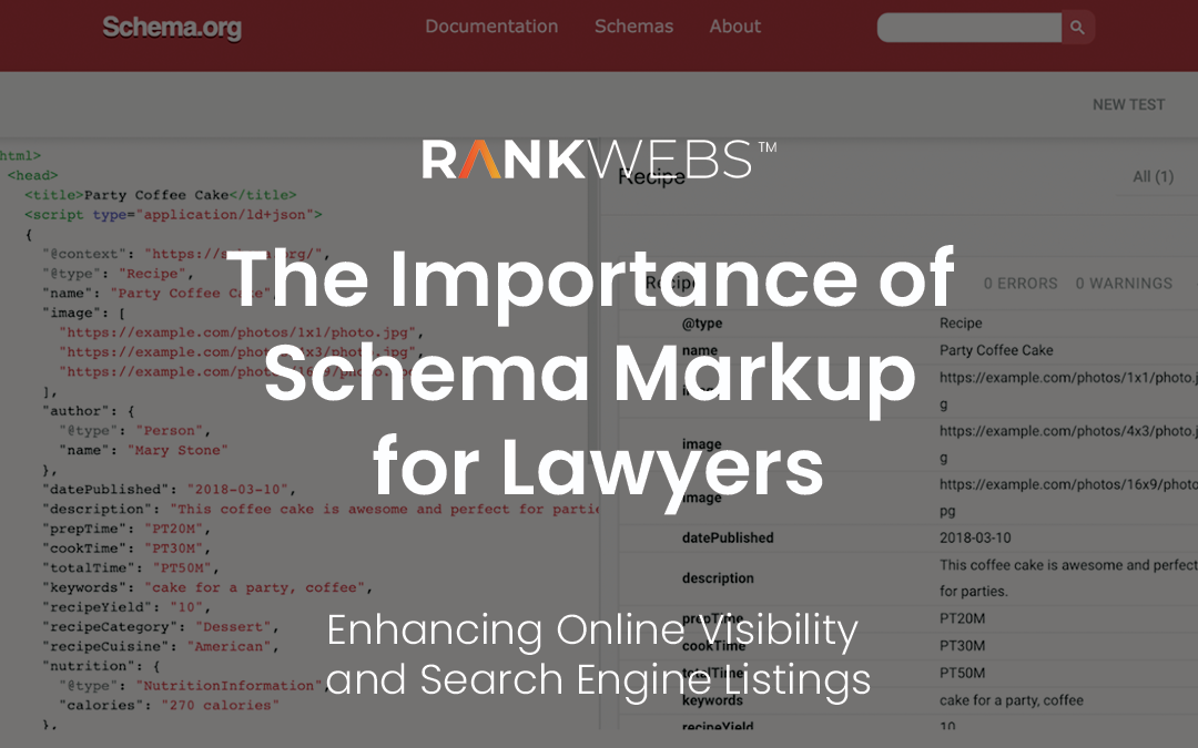 The Importance of Schema Markup for Lawyers: Enhancing Online Visibility and Search Engine Listings